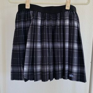 Alo Yoga Plaid Tennis Skirt Size L/XL